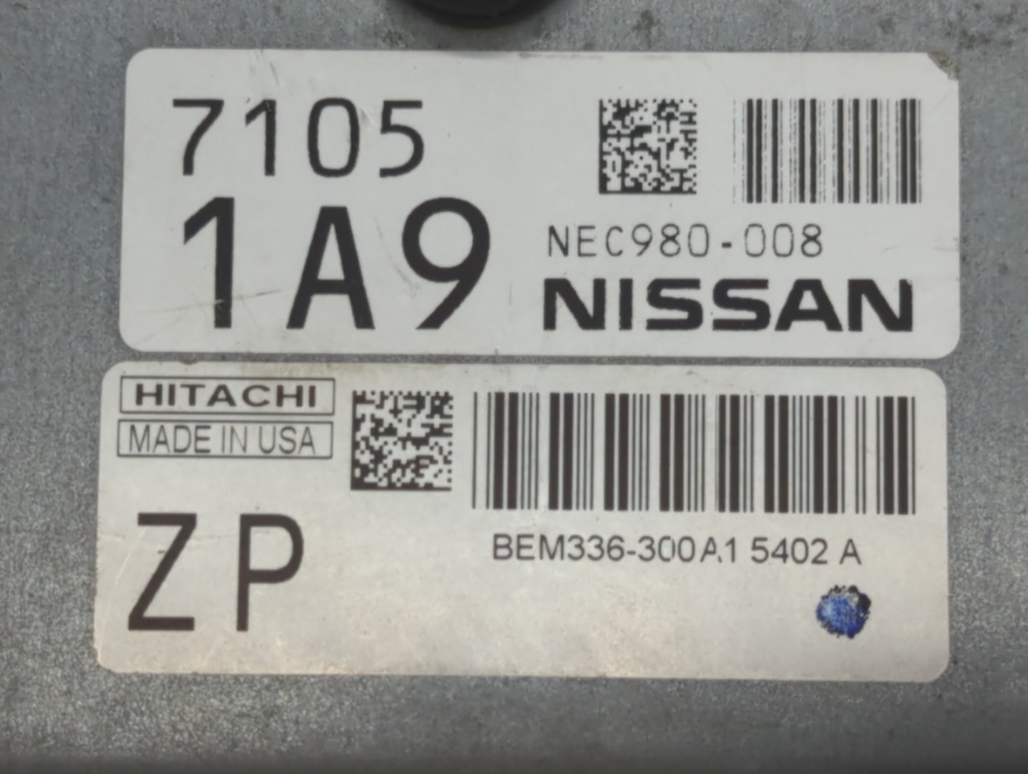 2016 Honda Hr-V PCM Engine Control Computer ECU ECM PCU OEM P/N:NEC980-008 37820-51M-A63 Fits OEM Used Auto Parts - Oemuseda
