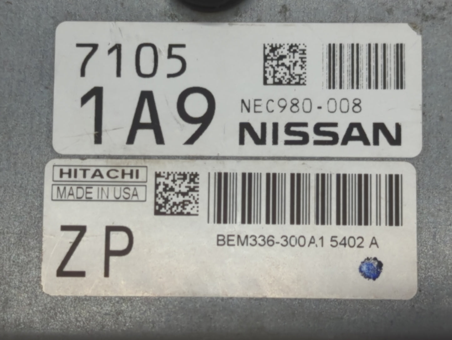 2016 Honda Hr-V PCM Engine Control Computer ECU ECM PCU OEM P/N:NEC980-008 37820-51M-A63 Fits OEM Used Auto Parts - Oemuseda