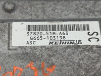 2016 Honda Hr-V PCM Engine Control Computer ECU ECM PCU OEM P/N:G665-103198 NEC980-008, 37820-51M-A63 Fits OEM Used Auto Par