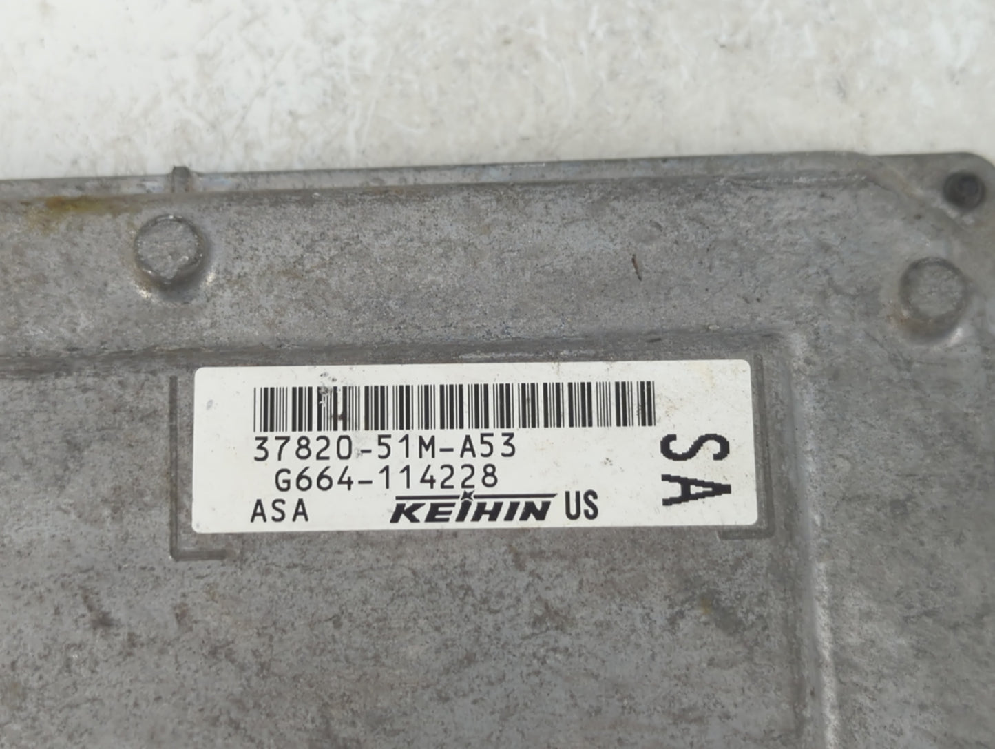 2016 Honda Hr-V PCM Engine Control Computer ECU ECM PCU OEM P/N:37820-51M-A53 Fits OEM Used Auto Parts - Oemusedautoparts1.c