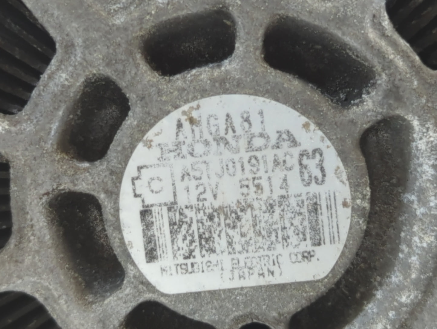 2016-2018 Honda Hr-V Alternator Replacement Generator Charging Assembly Engine OEM P/N:A5TJ0191AC Fits OEM Used Auto Parts -