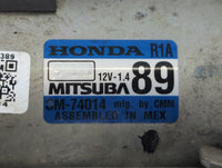 2016-2022 Honda Hr-V Car Starter Motor Solenoid OEM P/N:CM-74014 Fits Fits 2013 2014 2015 2016 2017 2018 2019 2020 2021 2022