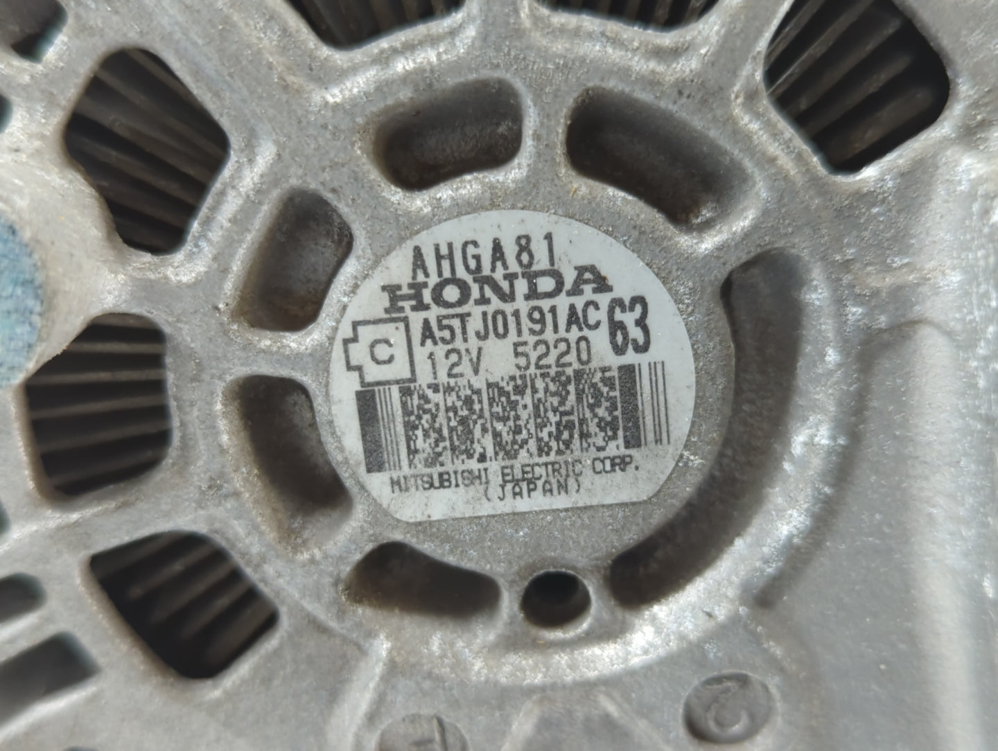 2016-2018 Honda Hr-V Alternator Replacement Generator Charging Assembly Engine OEM P/N:A5TJ0191AC Fits OEM Used Auto Parts -
