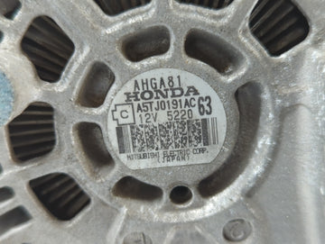 2016-2018 Honda Hr-V Alternator Replacement Generator Charging Assembly Engine OEM P/N:A5TJ0191AC Fits OEM Used Auto Parts