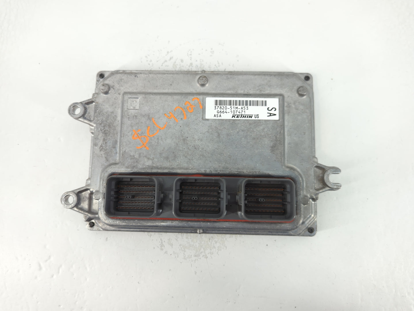 2016 Honda Hr-V PCM Engine Control Computer ECU ECM PCU OEM P/N:37820-51M-A53 Fits OEM Used Auto Parts - Oemusedautoparts1.c