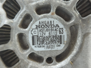 2016-2018 Honda Hr-V Alternator Replacement Generator Charging Assembly Engine OEM P/N:AHGA81 A5T J0191AC Fits OEM Used Auto Parts