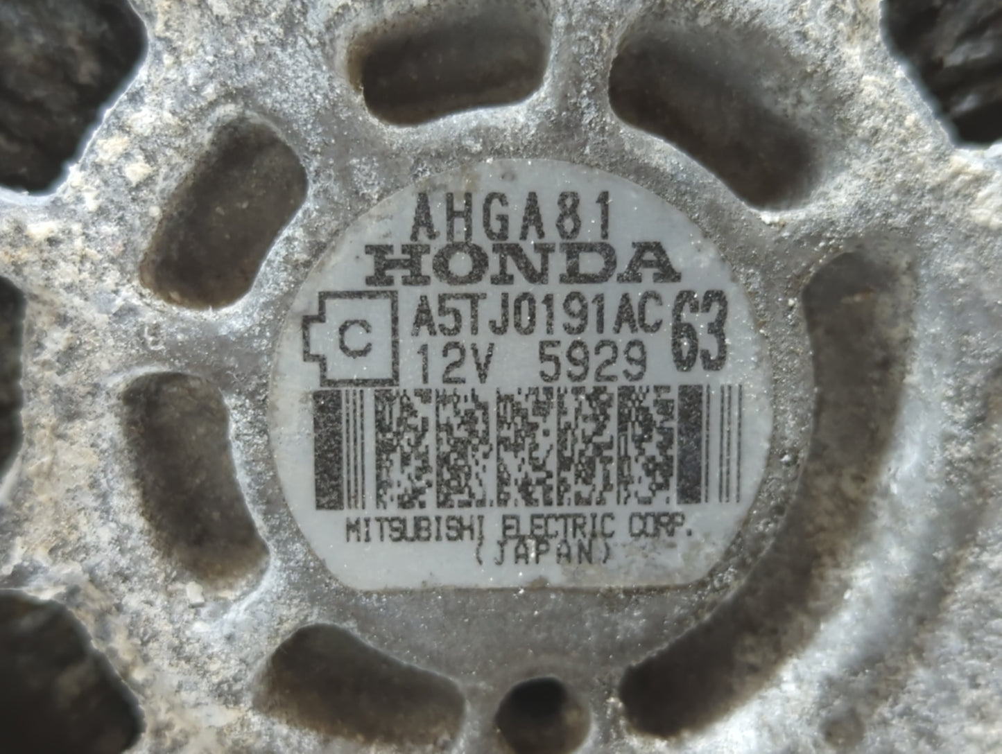 2016-2018 Honda Hr-V Alternator Replacement Generator Charging Assembly Engine OEM P/N:AHGA81 A5TJ0191AC Fits OEM Used Auto 