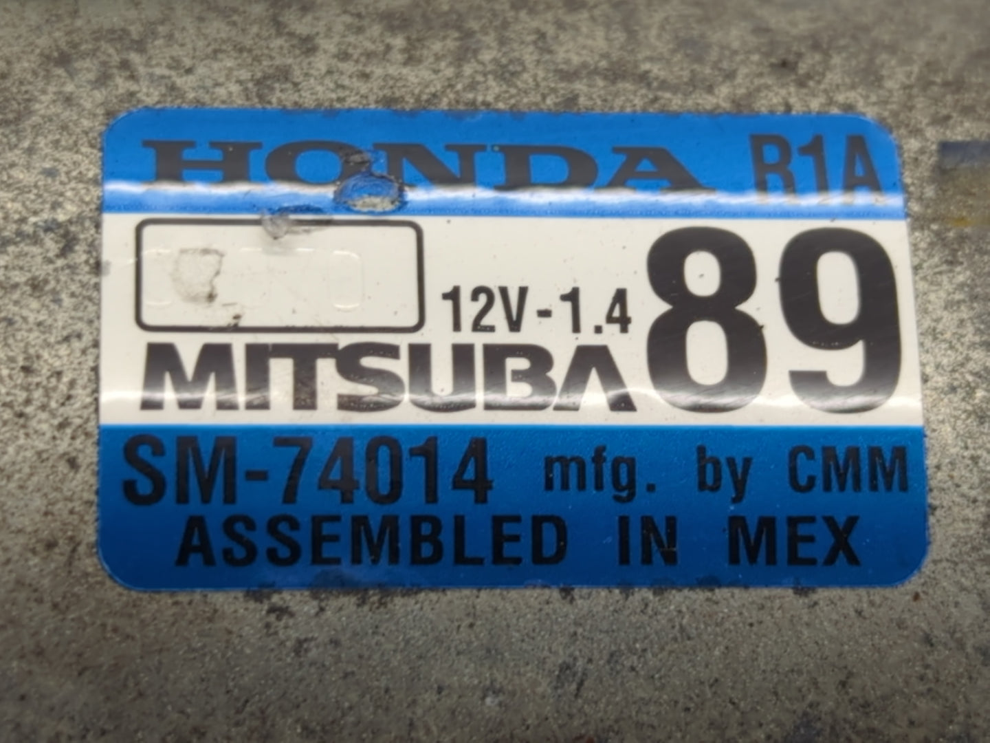 2016-2022 Honda Hr-V Car Starter Motor Solenoid OEM P/N:SM-74014 Fits Fits 2013 2014 2015 2016 2017 2018 2019 2020 2021 2022