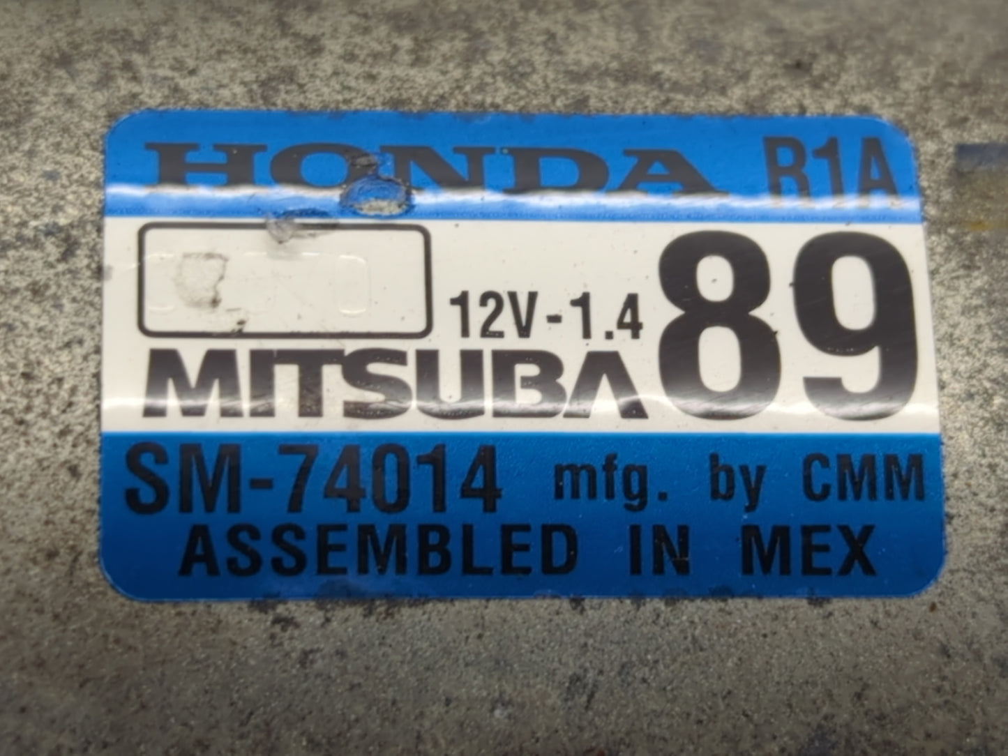 2016-2022 Honda Hr-V Car Starter Motor Solenoid OEM P/N:SM-74014 Fits Fits 2013 2014 2015 2016 2017 2018 2019 2020 2021 2022