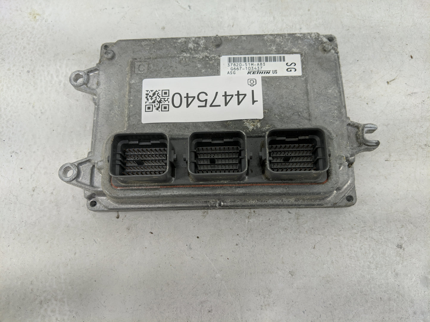 2016 Honda Hrv PCM Engine Control Computer ECU ECM PCU OEM P/N:37820-51M-A83 G667-103437 Fits OEM Used Auto Parts - Oemuseda