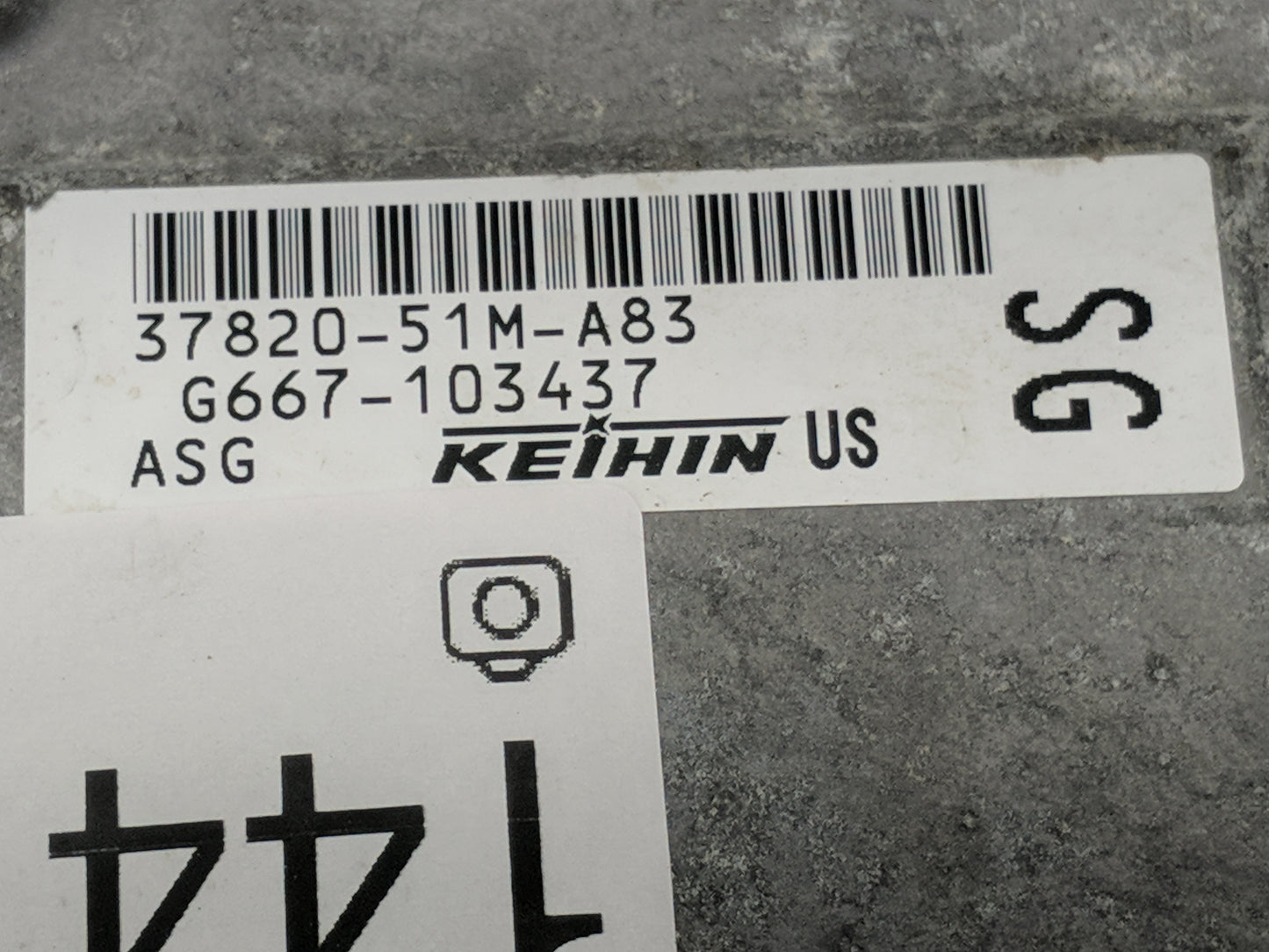 2016 Honda Hrv PCM Engine Control Computer ECU ECM PCU OEM P/N:37820-51M-A83 G667-103437 Fits OEM Used Auto Parts - Oemuseda