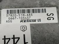 2016 Honda Hrv PCM Engine Control Computer ECU ECM PCU OEM P/N:37820-51M-A83 G667-103437 Fits OEM Used Auto Parts - Oemuseda