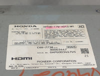 2016 Honda Hrv Radio AM FM Cd Player Receiver Replacement P/N:39100-T7W-A013-M1 CVH-7738, AJDK082 Fits OEM Used Auto Parts -