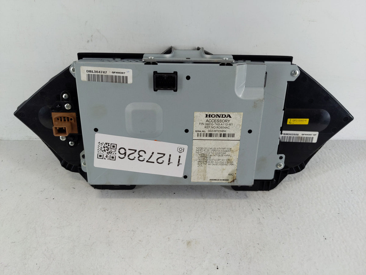 2014-2017 Honda Odyssey Information Radio Display Screen 1127326 - Oemusedautoparts1.com