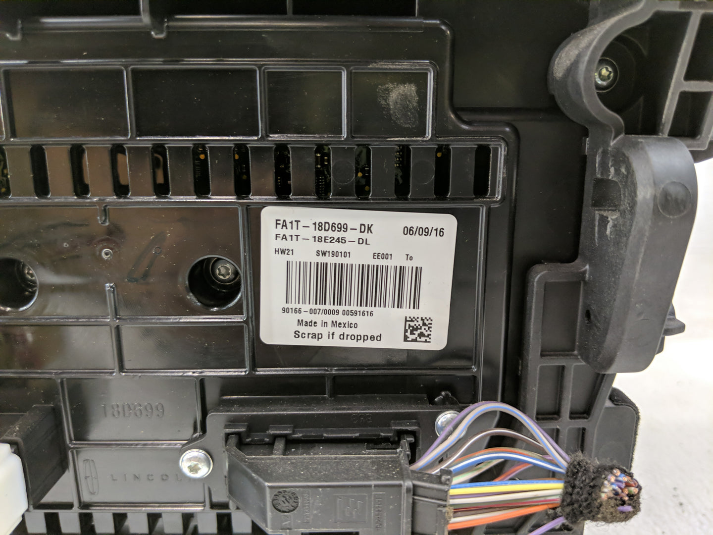 2016 Honda Odyssey Radio AM FM Cd Player Receiver Replacement P/N:FA1T-18D699-DK 39540-THR-AG32-M Fits OEM Used Auto Parts -