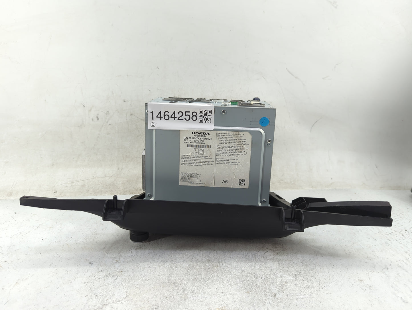 2014-2017 Honda Odyssey Radio AM FM Cd Player Receiver Replacement P/N:39540-TK8-A640-M1 BD7C4AC Fits Fits 2014 2015 2016 20