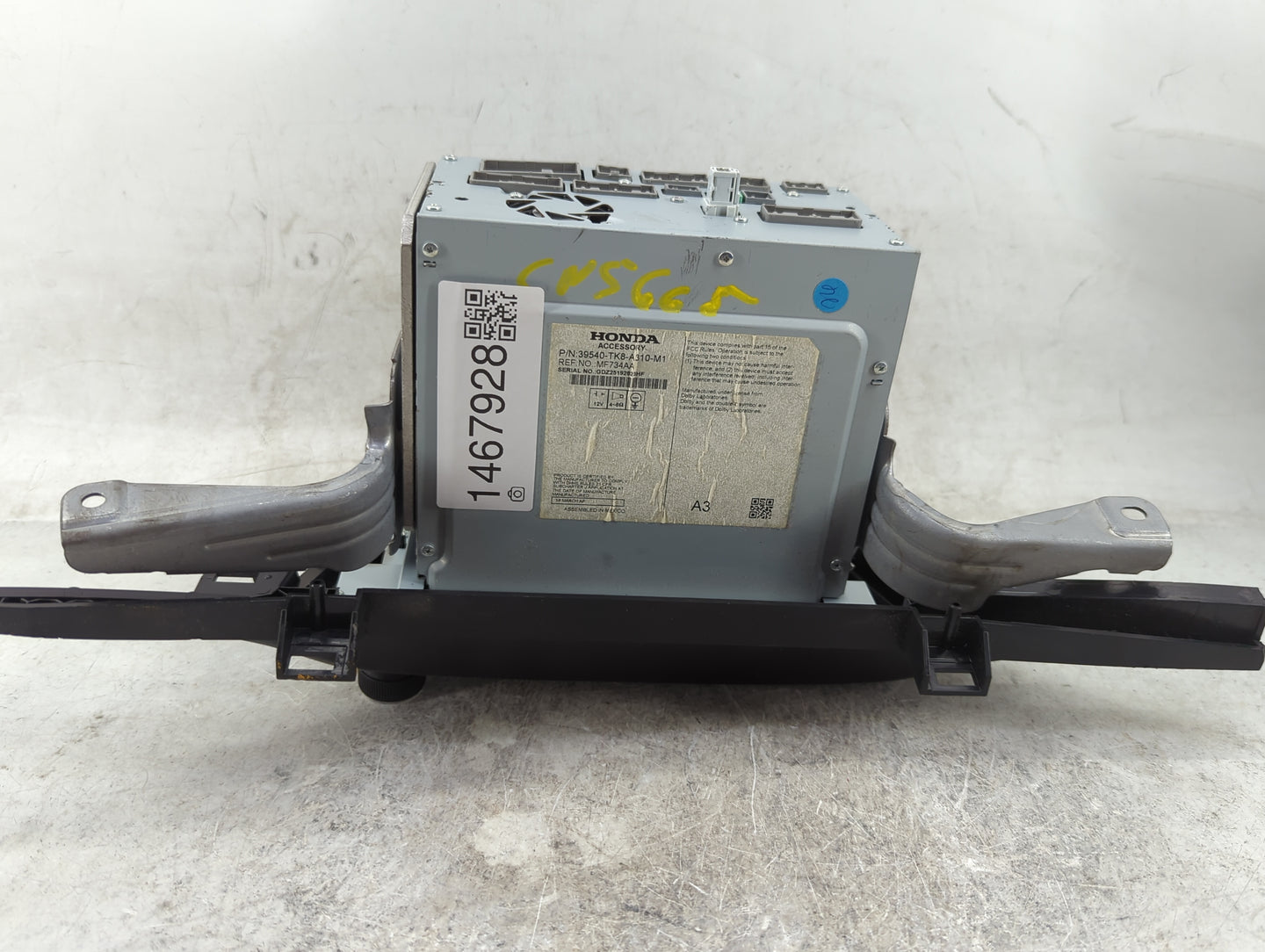 2014-2017 Honda Odyssey Radio AM FM Cd Player Receiver Replacement P/N:39540-TK8-A310-M1 MF734AA Fits Fits 2014 2015 2016 20