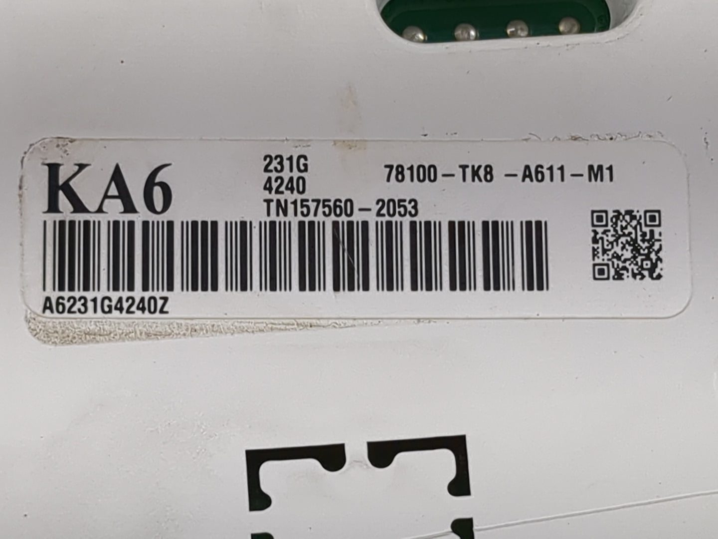 2014-2017 Honda Odyssey Instrument Cluster Speedometer Gauges P/N:78100-TK8-A611-M1 Miles: Fits Fits 2014 2015 2016 2017 OEM
