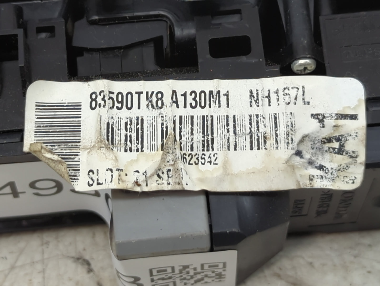 2014-2017 Honda Odyssey Master Power Window Switch Replacement Driver Side Left P/N:83590TK8A130M1 Fits Fits 2014 2015 2016 