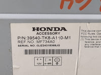 2014-2017 Honda Odyssey Radio AM FM Cd Player Receiver Replacement P/N:39540-TK8-A110-M1 MF734A0 Fits Fits 2014 2015 2016 20