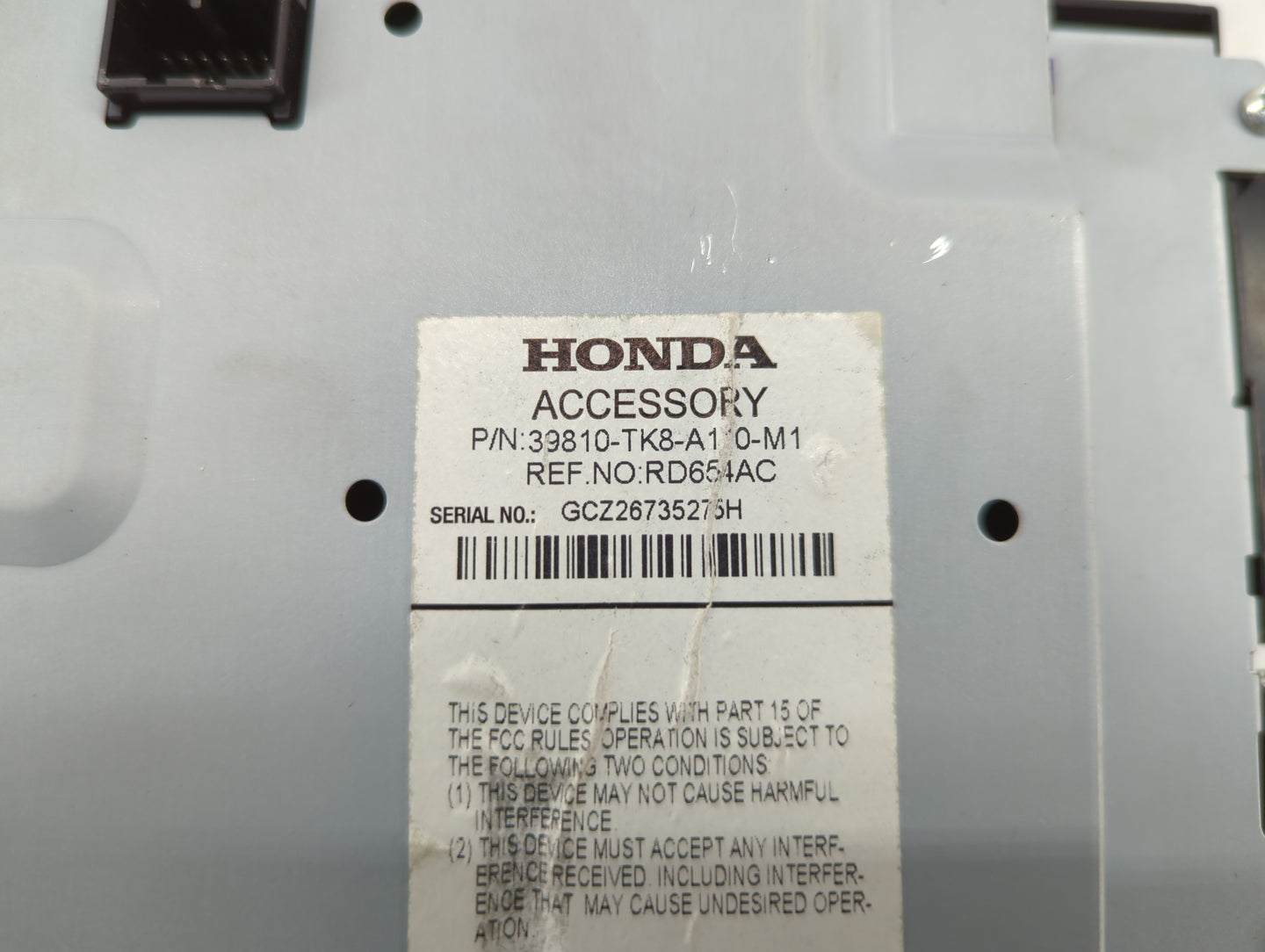2016 Honda Odyssey Radio AM FM Cd Player Receiver Replacement Fits Fits 2004 2005 OEM Used Auto Parts - Oemusedautoparts1.co