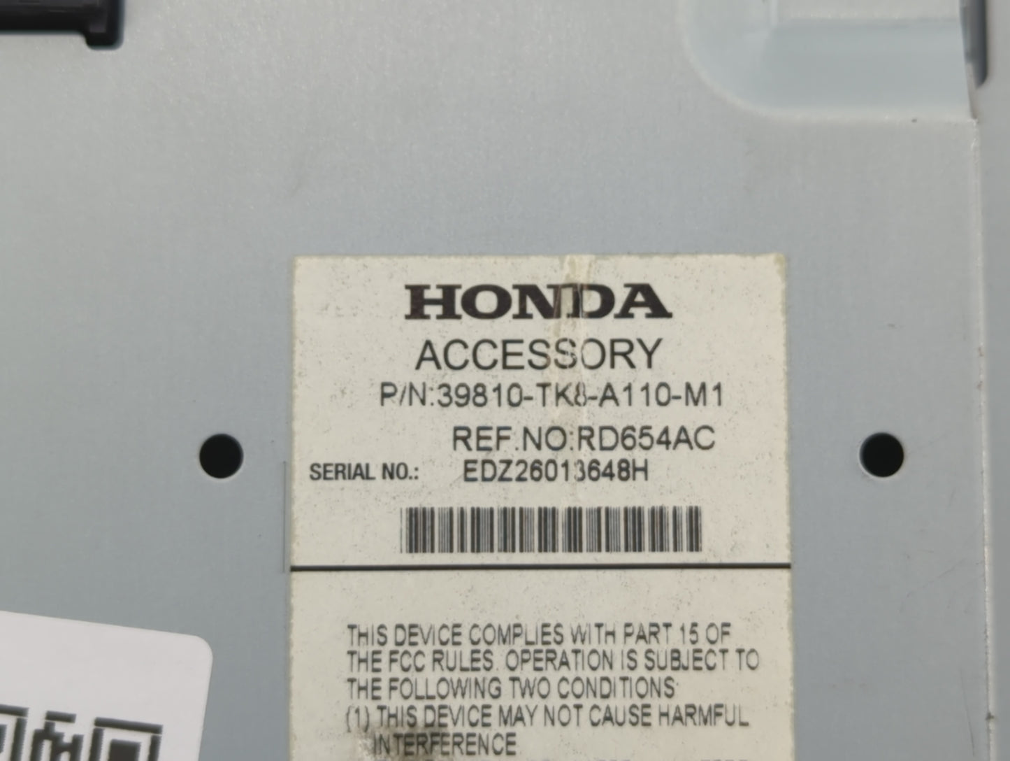 2014-2017 Honda Odyssey Information Display Screen - Oemusedautoparts1.com