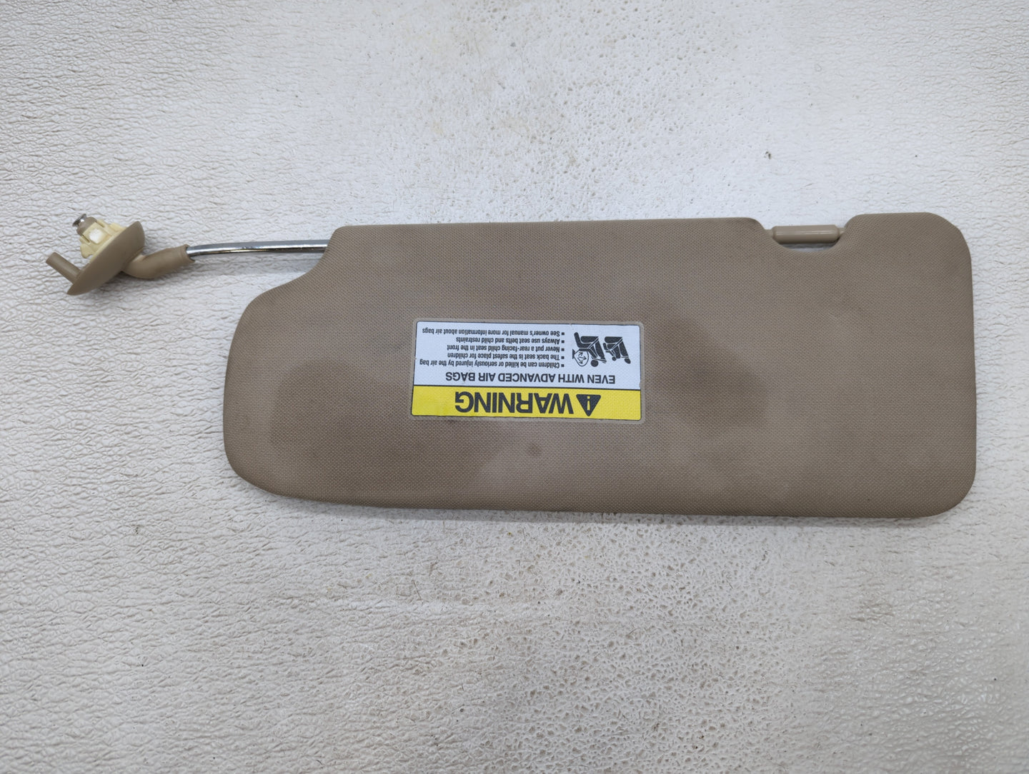 2016 Honda Odyssey Sun Visor Shade Replacement Passenger Right Mirror Fits Fits 2011 2012 2013 2014 2015 2017 OEM Used Auto 
