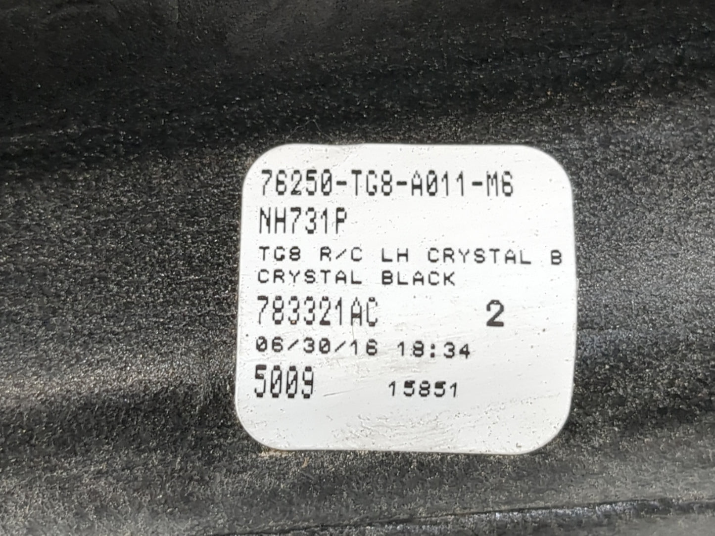 2016 Honda Pilot Driver Side View Mirror - Left Door Mirror OEM Used - Oemusedautoparts1.com