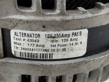 2016-2022 Honda Pilot Alternator Replacement Generator Charging Assembly Engine OEM P/N:24024A11773N6 Fits OEM Used Auto Parts