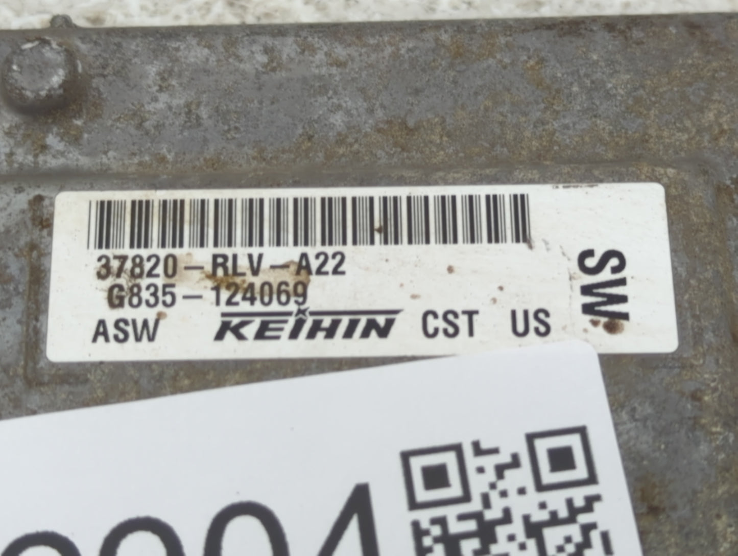2016 Honda Pilot PCM Engine Control Computer ECU ECM PCU OEM P/N:37820-RLV-A22 Fits OEM Used Auto Parts - Oemusedautoparts1.