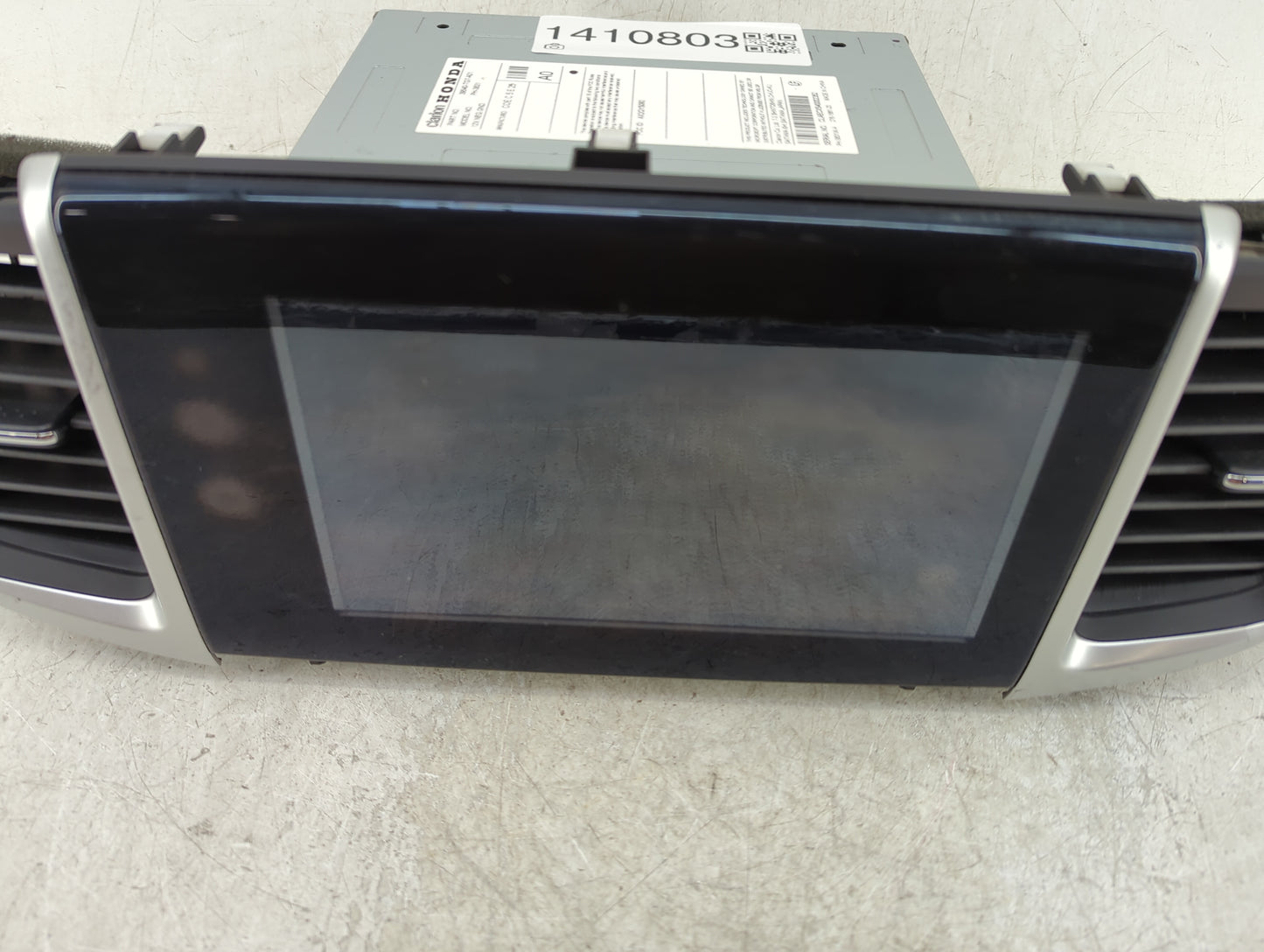 2016-2019 Honda Pilot Radio AM FM Cd Player Receiver Replacement P/N:39540-TG7-A01 Fits Fits 2016 2017 2018 2019 OEM Used Au