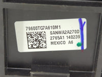 2016-2018 Honda Pilot Climate Control Module Temperature AC/Heater Replacement P/N:79600TG7A610M1 SANWA2A270D Fits OEM Used 