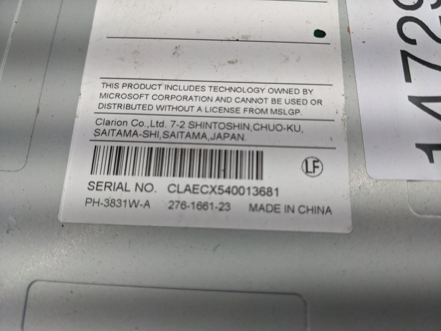 2016-2019 Honda Pilot Radio AM FM Cd Player Receiver Replacement P/N:39540-T07-A01 PH-3831W-A Fits Fits 2016 2017 2018 2019 