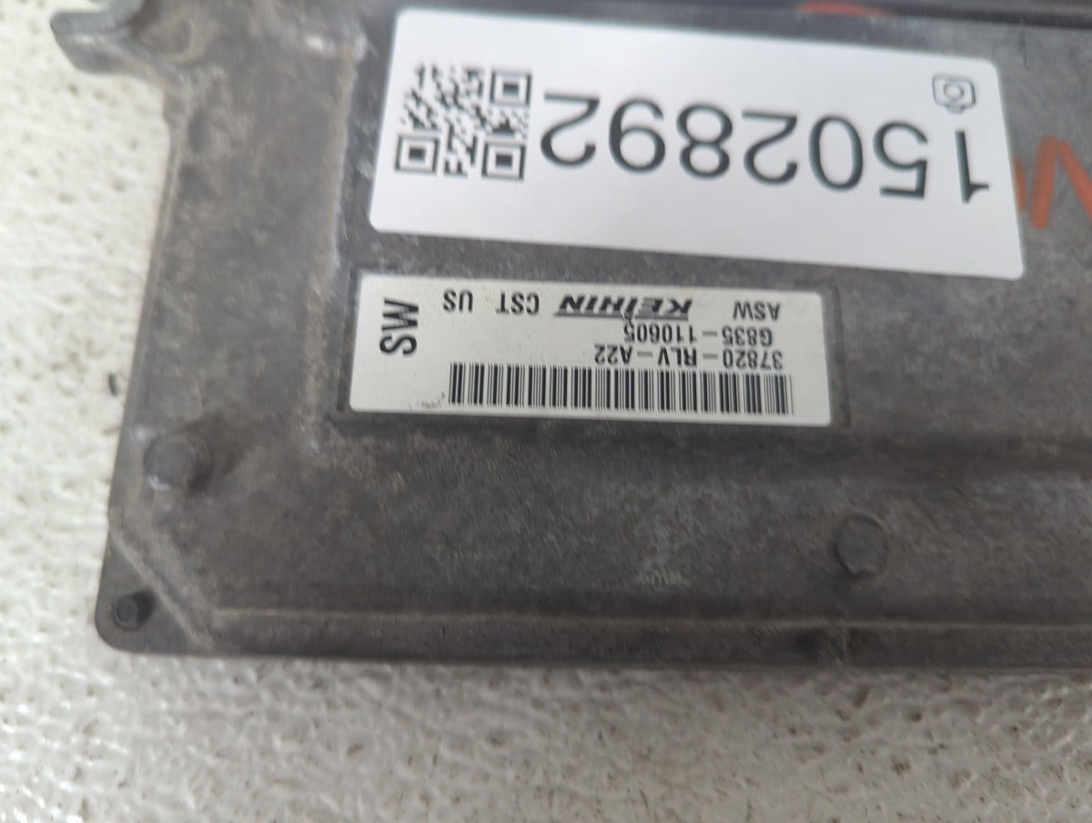 2016 Honda Pilot PCM Engine Control Computer ECU ECM PCU OEM P/N:37820-RLV-A22 G835-110605 Fits OEM Used Auto Parts - Oemuse