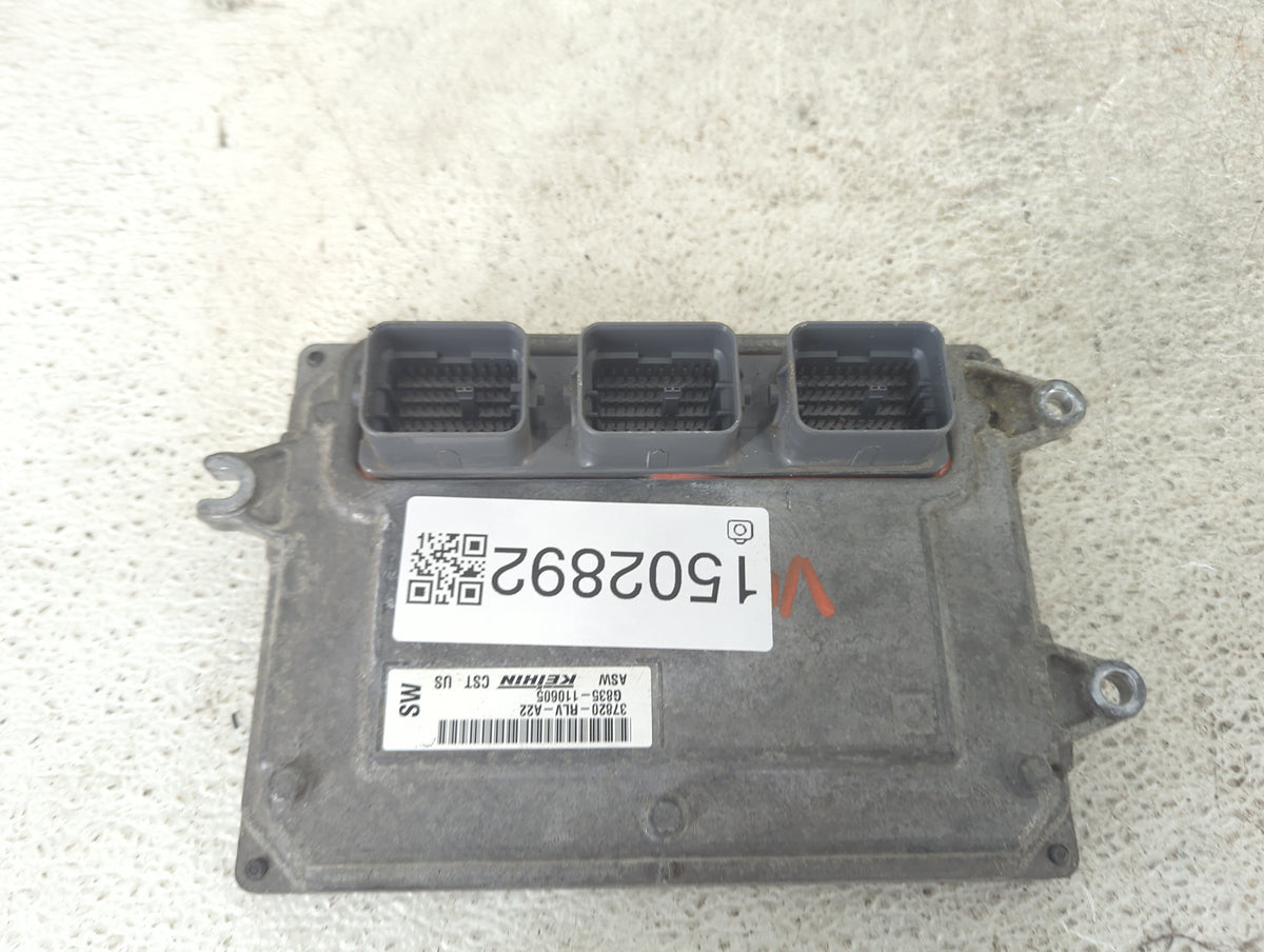 2016 Honda Pilot PCM Engine Control Computer ECU ECM PCU OEM P/N:37820-RLV-A22 G835-110605 Fits OEM Used Auto Parts - Oemuse