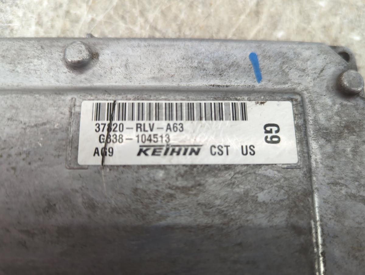 2016 Honda Pilot PCM Engine Control Computer ECU ECM PCU OEM P/N:37820-RLV-A63 G638-104513 Fits OEM Used Auto Parts - Oemuse