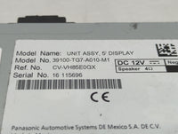2016-2019 Honda Pilot Radio AM FM Cd Player Receiver Replacement P/N:39100-TG7-A010-M1 Fits Fits 2016 2017 2018 2019 OEM Use