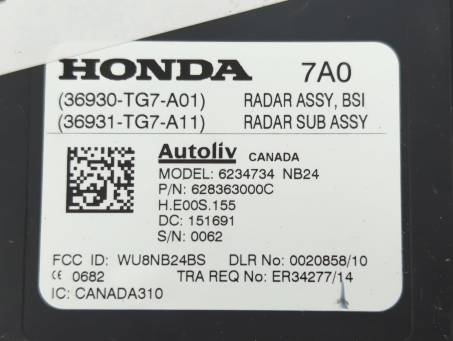2016-2019 Honda Pilot Chassis Control Module Ccm Bcm Body Control - Oemusedautoparts1.com