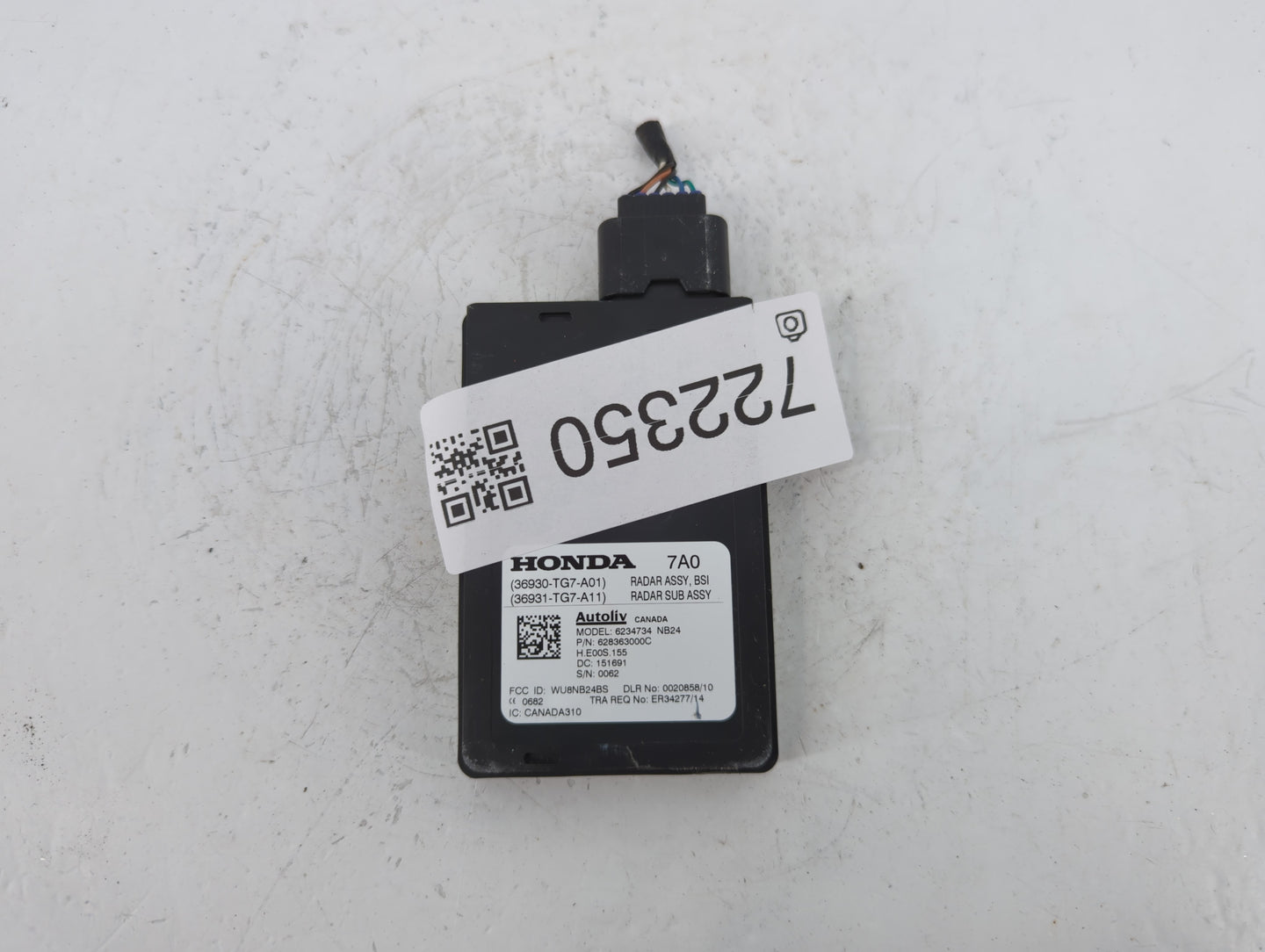 2016-2019 Honda Pilot Chassis Control Module Ccm Bcm Body Control - Oemusedautoparts1.com