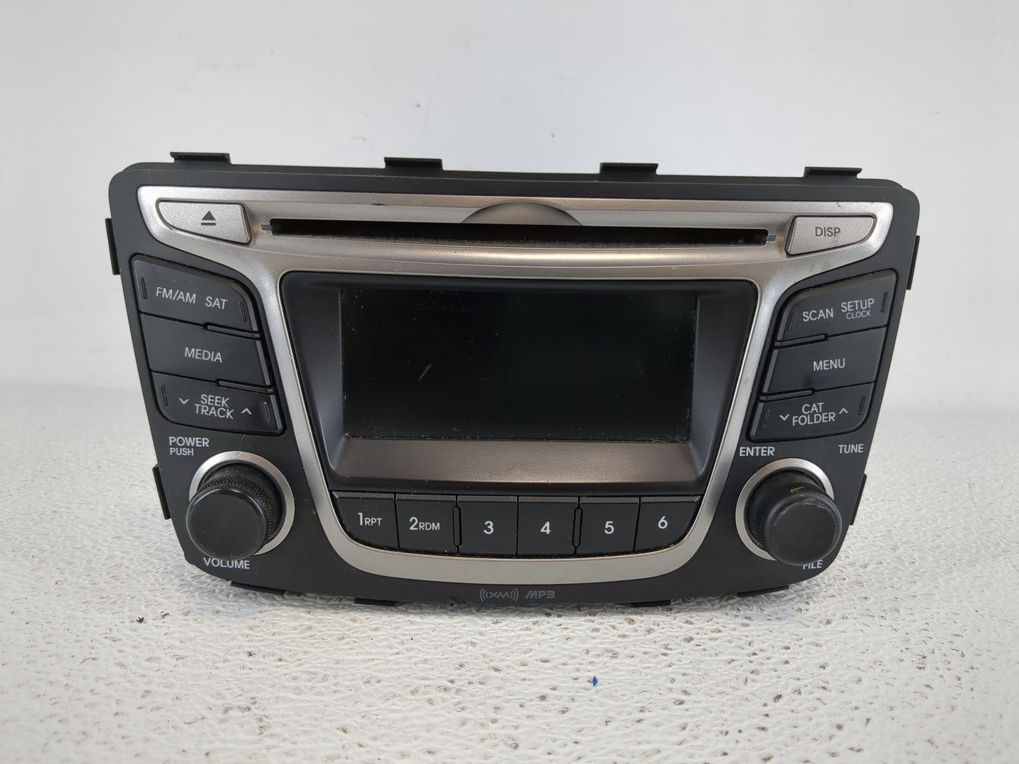 2015-2017 Hyundai Accent Radio AM FM Cd Player Receiver Replacement P/N:96170-1R111RDR Fits Fits 2015 2016 2017 OEM Used Aut