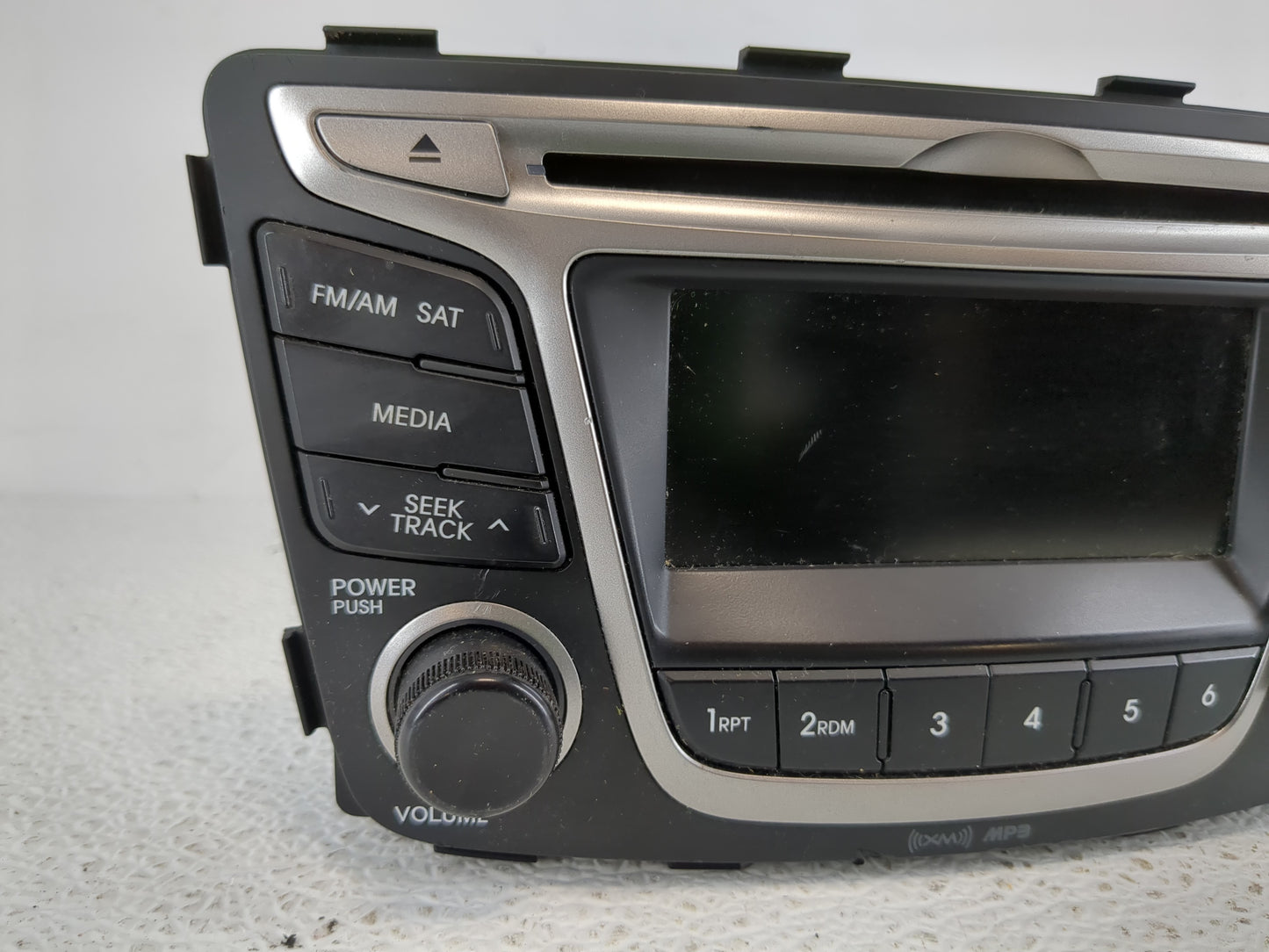 2015-2017 Hyundai Accent Radio AM FM Cd Player Receiver Replacement P/N:96170-1R111RDR Fits Fits 2015 2016 2017 OEM Used Aut