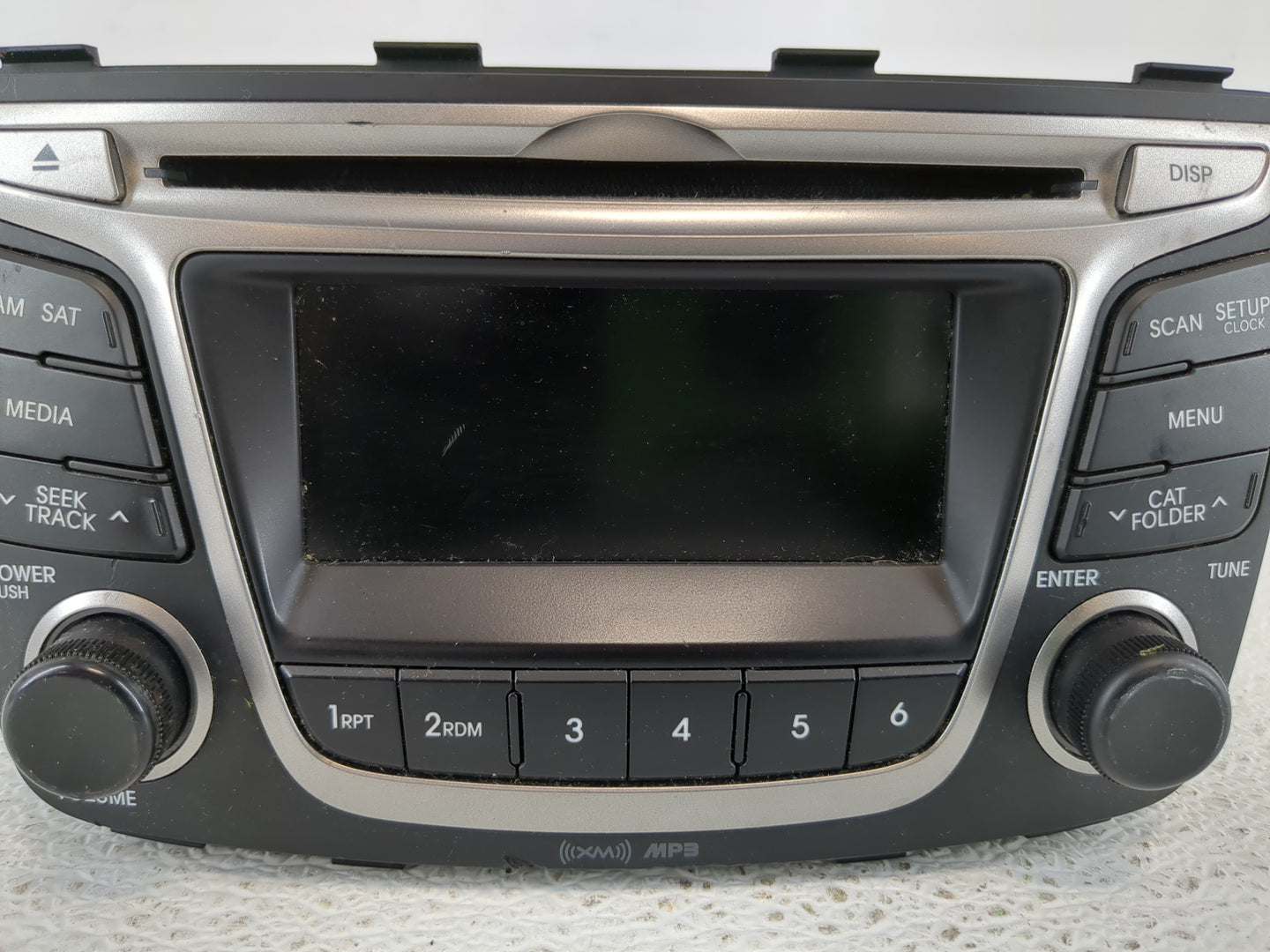 2015-2017 Hyundai Accent Radio AM FM Cd Player Receiver Replacement P/N:96170-1R111RDR Fits Fits 2015 2016 2017 OEM Used Aut