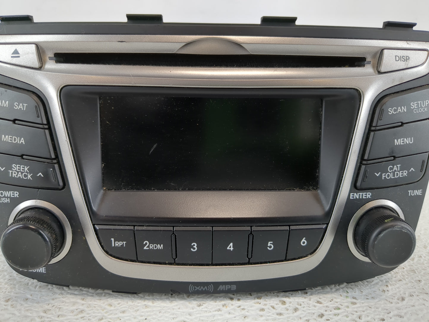 2015-2017 Hyundai Accent Radio AM FM Cd Player Receiver Replacement P/N:96170-1R111RDR Fits Fits 2015 2016 2017 OEM Used Aut
