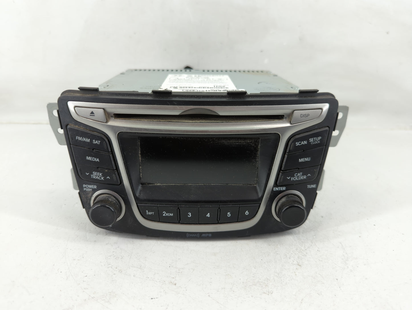 2015-2017 Hyundai Accent Radio AM FM Cd Player Receiver Replacement P/N:96170-1R111RDR Fits Fits 2015 2016 2017 OEM Used Aut