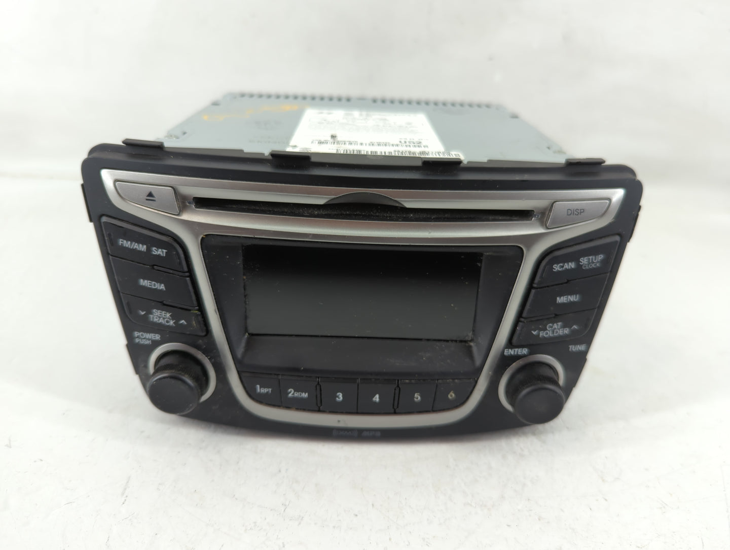 2015-2017 Hyundai Accent Radio AM FM Cd Player Receiver Replacement P/N:96170-1R111RDR Fits Fits 2015 2016 2017 OEM Used Aut