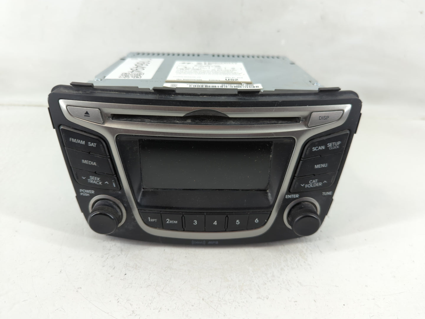 2015-2017 Hyundai Accent Radio AM FM Cd Player Receiver Replacement P/N:96170-1R111RDR Fits Fits 2015 2016 2017 OEM Used Aut