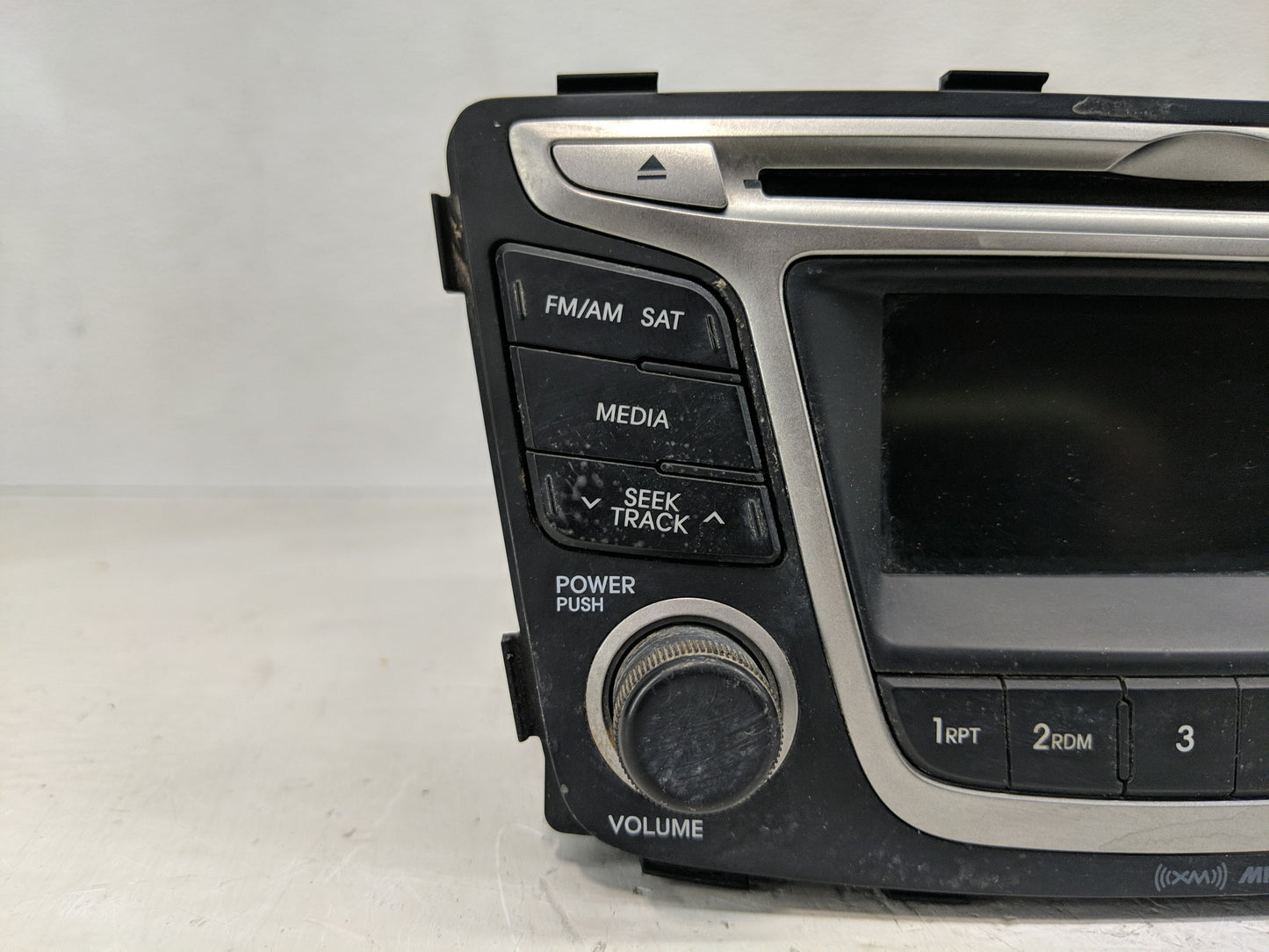 2015-2017 Hyundai Accent Radio AM FM Cd Player Receiver Replacement P/N:96170-1R111RDR Fits Fits 2015 2016 2017 OEM Used Aut
