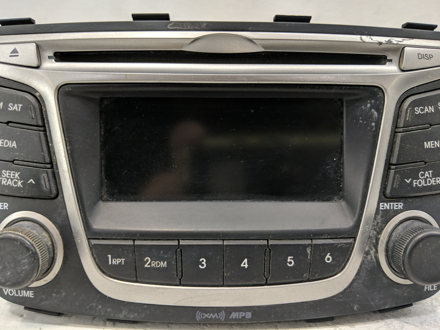 2015-2017 Hyundai Accent Radio AM FM Cd Player Receiver Replacement P/N:96170-1R111RDR Fits Fits 2015 2016 2017 OEM Used Aut