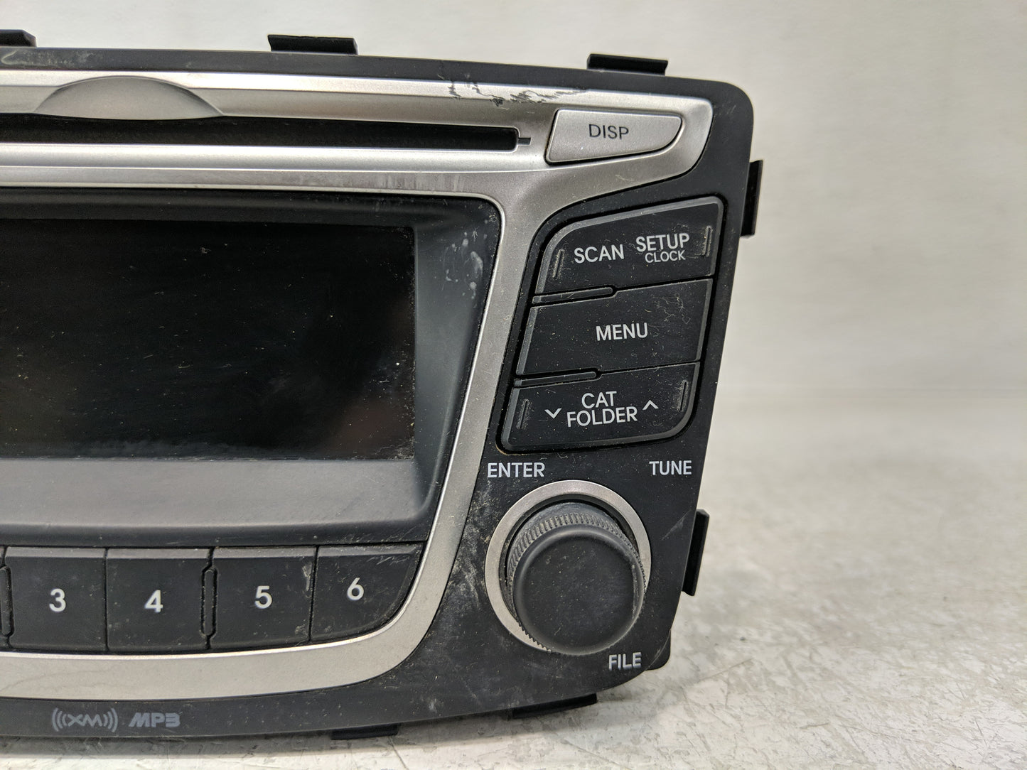 2015-2017 Hyundai Accent Radio AM FM Cd Player Receiver Replacement P/N:96170-1R111RDR Fits Fits 2015 2016 2017 OEM Used Aut