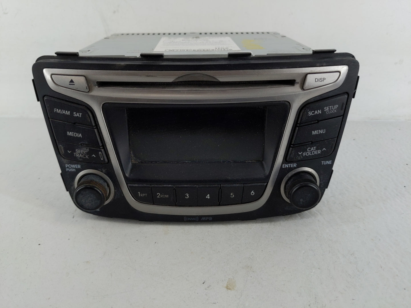 2015-2017 Hyundai Accent Radio AM FM Cd Player Receiver Replacement P/N:96170-1R111RDR Fits Fits 2015 2016 2017 OEM Used Aut